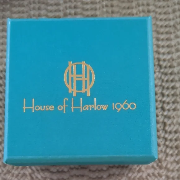 House of Harlow 1960 Gold Plated Ring Elegant Jewelry Sz 7 & 8 New - Picture 5 of 6